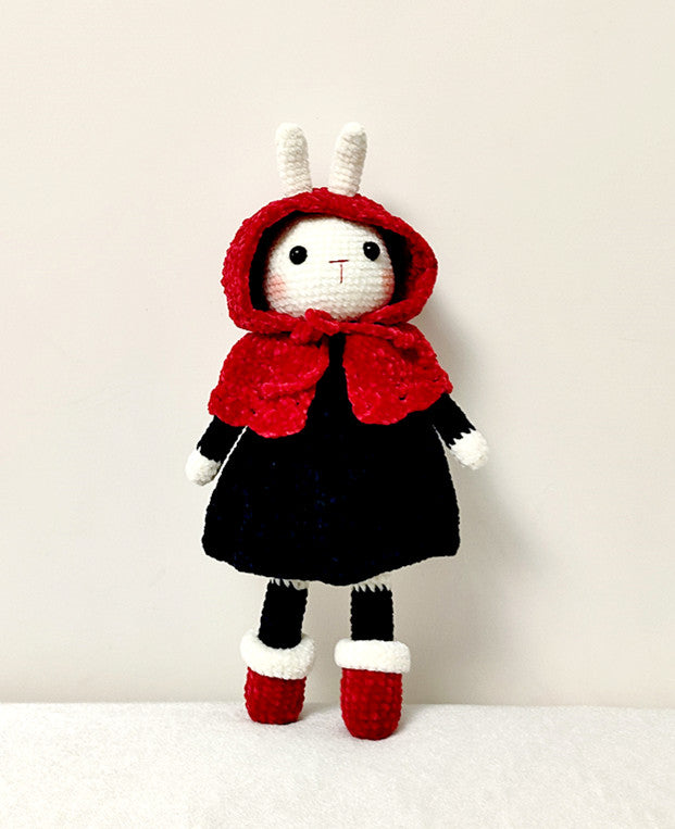 Miniature Handmade Bunny Doll Ornament