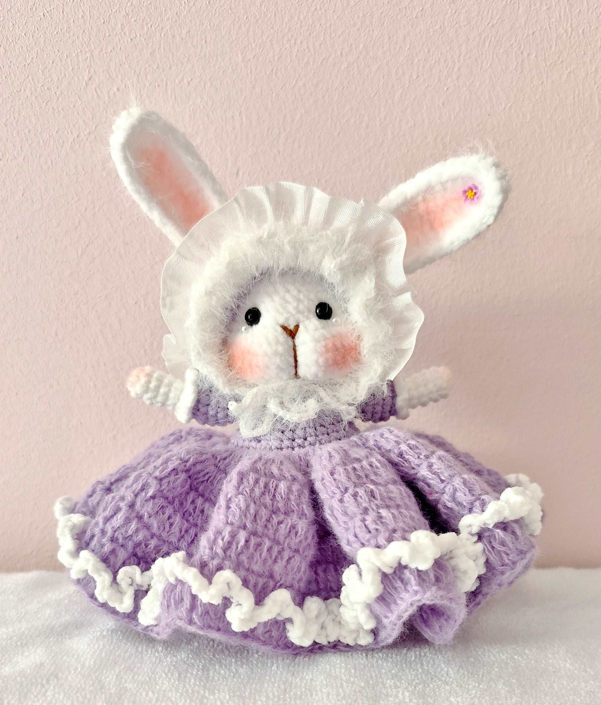 Soft Crocheted Bunny Keepsake