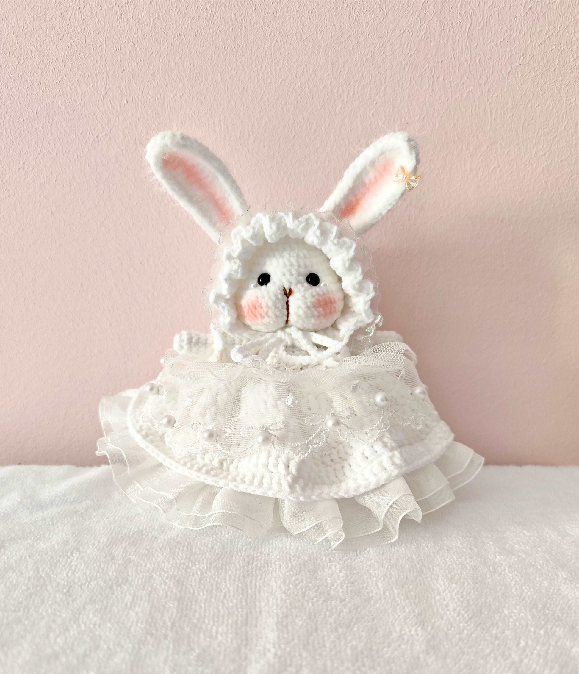 Crochet Bunny Toy for Rabbit Lovers