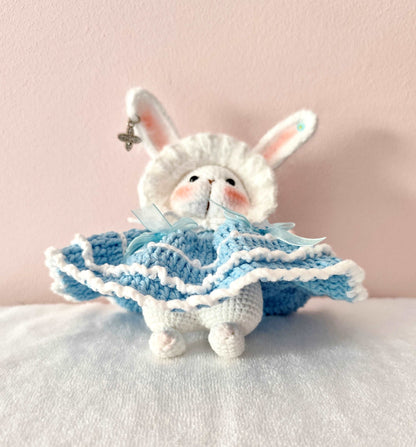 Custom Crochet Bunny Figurine for Gifting