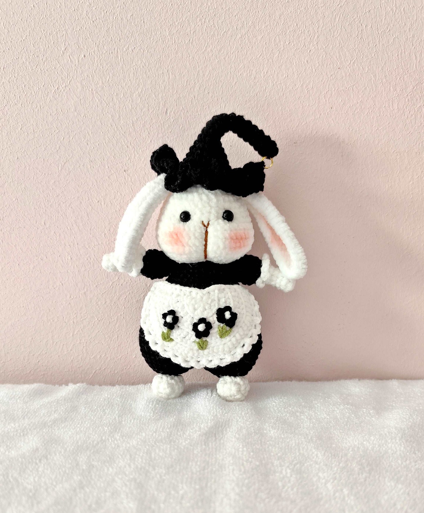 Unique Crochet Rabbit Artwork for Seasonal Gifting