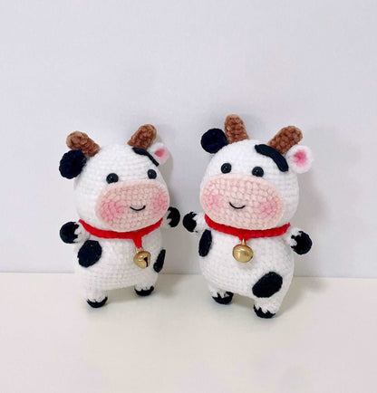 Quirky Cow Stuffed Animal Sculpture
