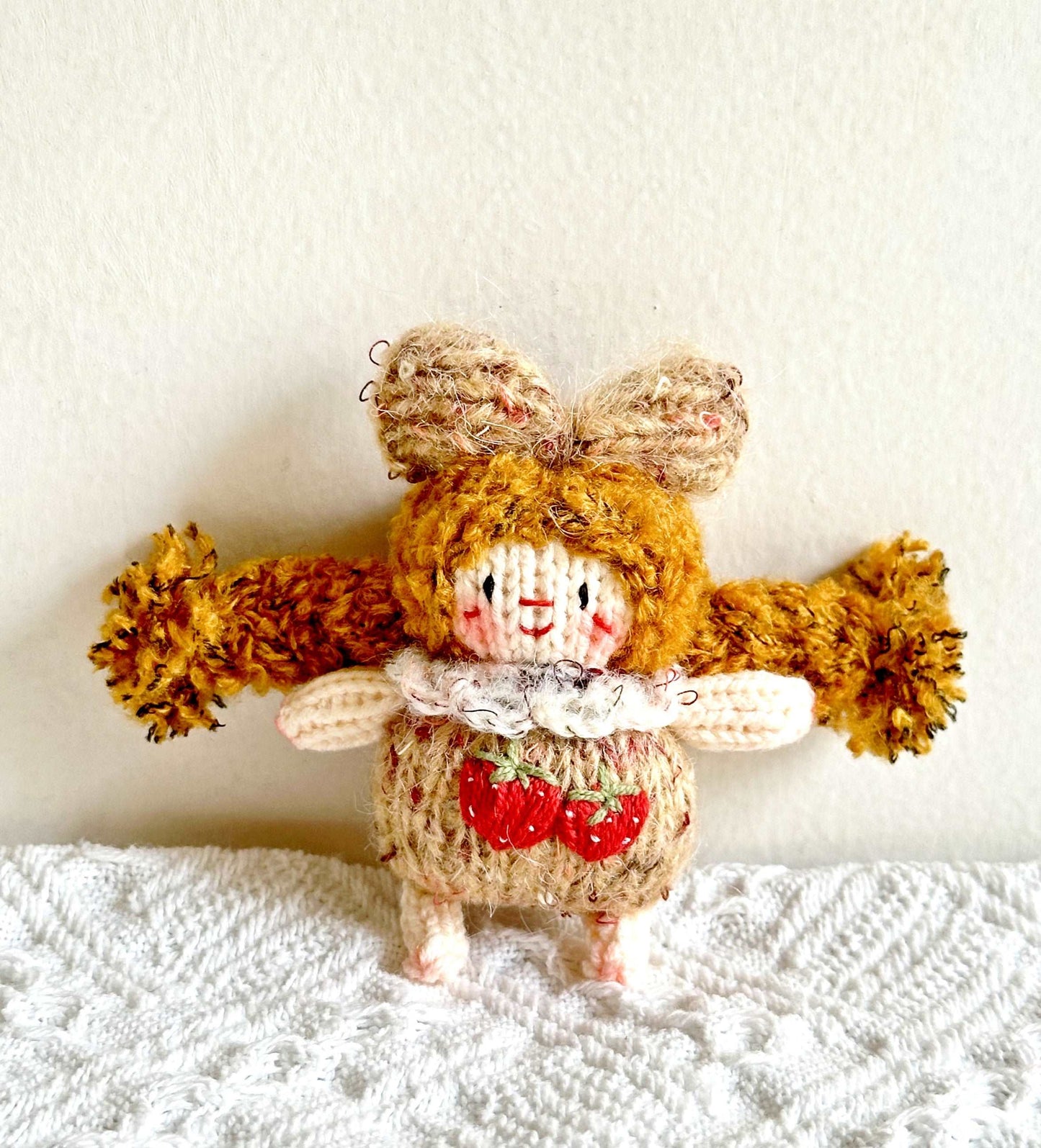 Unique Crochet Girl Doll Hanging Ornament for Gifts and Decor
