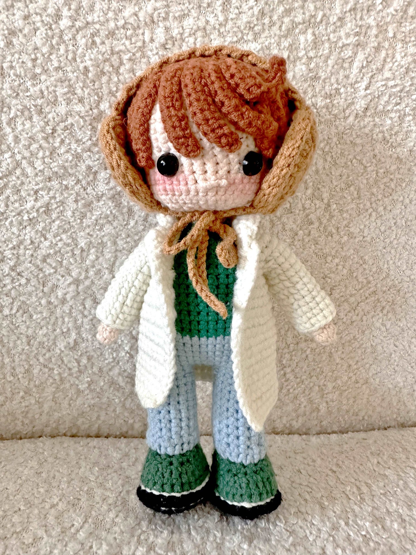 Handmade Crochet Boy Toy Ornament Gift Idea