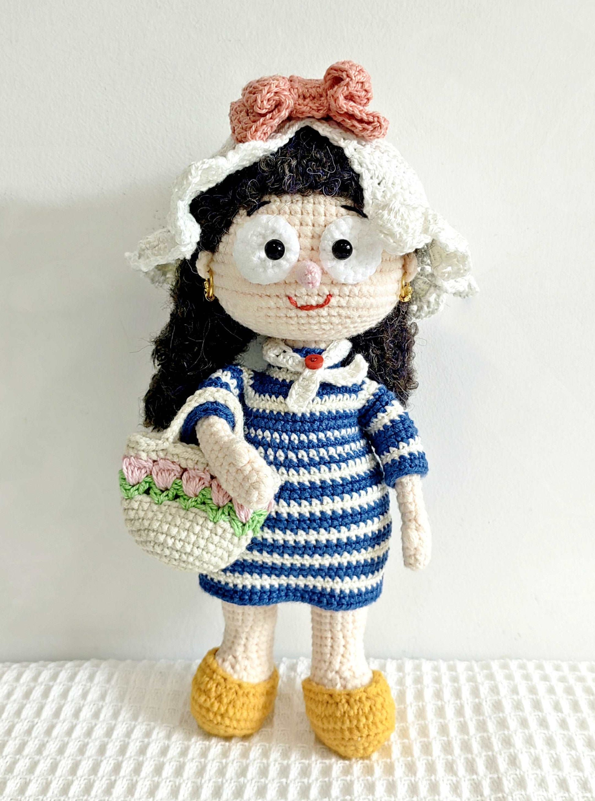 Artistic Hand Knitted Person Creations