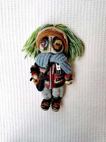 Handmade Button Dolls for Home Decor and Play