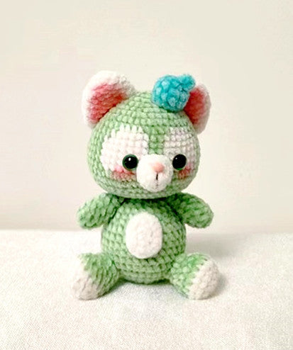 Personalized Crochet Kitty Sculpture for Cat Lovers