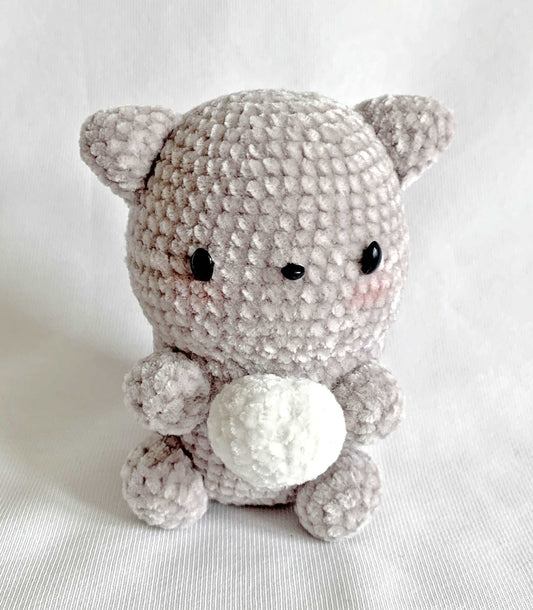Handmade Crochet Kitty Doll