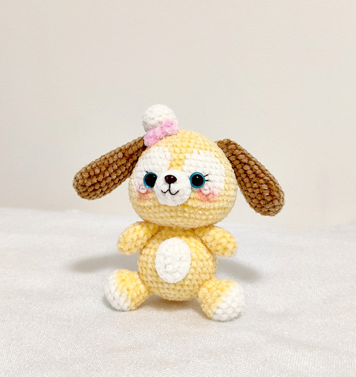 Crocheted Puppy Ornament for Gifts