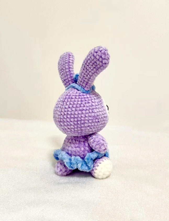 Whimsical Handmade Bunny Toy for Interior Design Accent