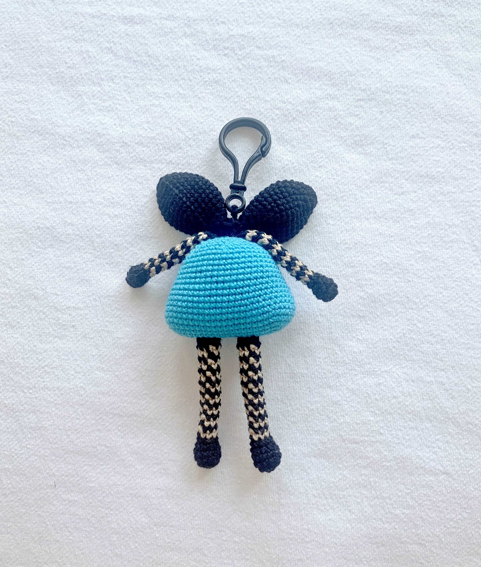 Artistic Crochet Doll Keyring Perfect for Handbag Decoration