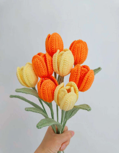 Unique Handmade Tulip Flower Arrangement for Special Occasions