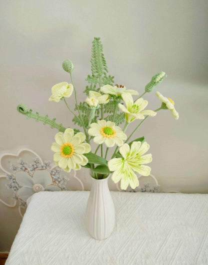 Beautiful Crochet Flower Bouquets Created with Sustainable Practices for Eco-conscious Consumers