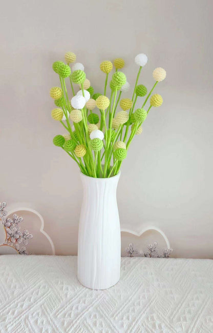 Crochet flower bouquet centerpiece for events
