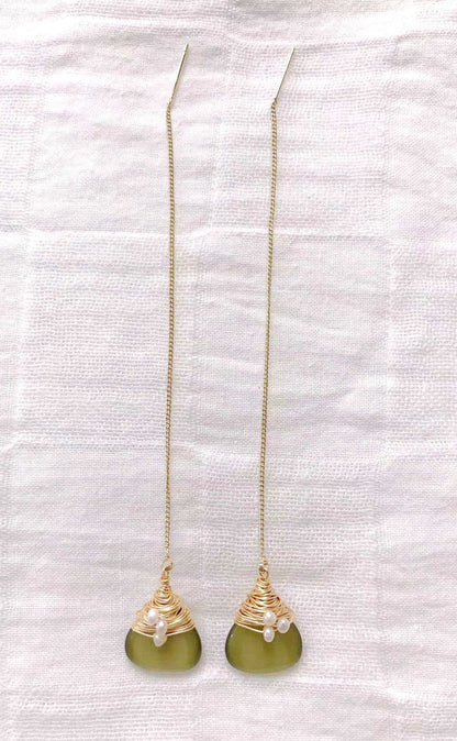 Handmade Stone Earrings