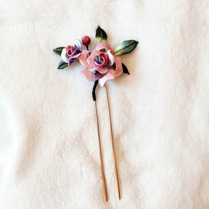 Exquisite Handcrafted Floral Hairpin Designs