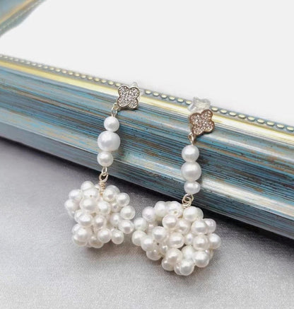 Handmade Pearl Earrings