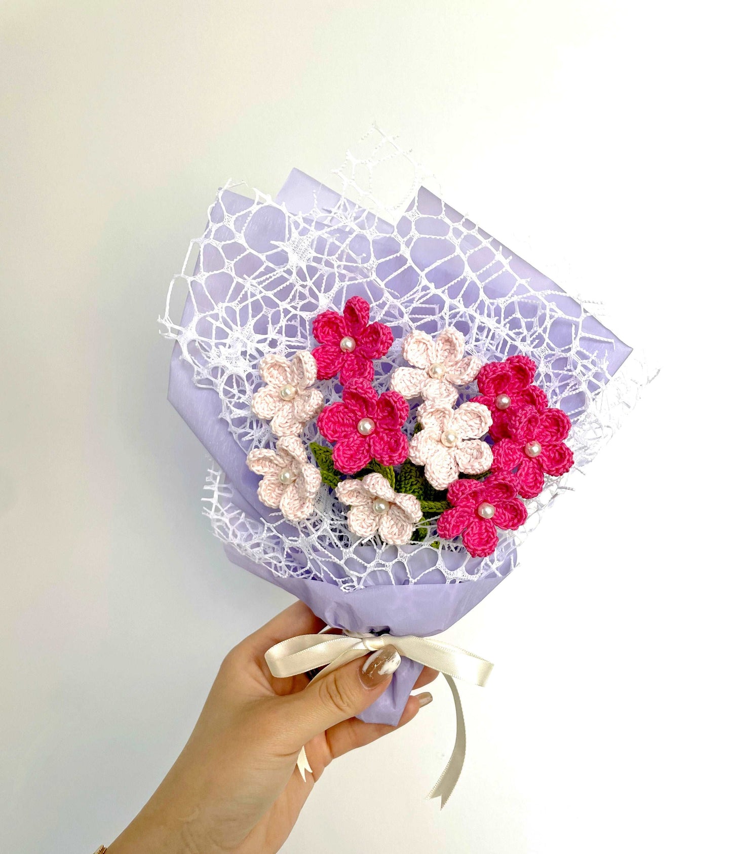 Eco-friendly Handmade Pink Flower Bunch