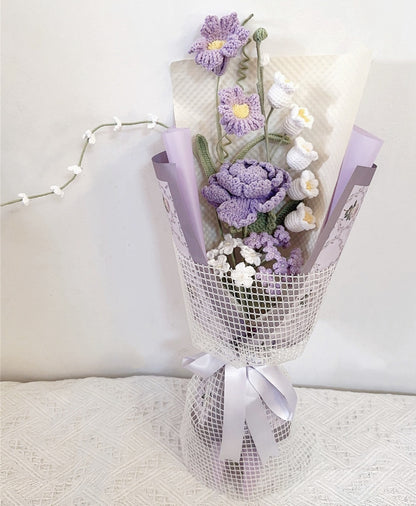 Delicate Crochet Blossoms for Wedding Decor