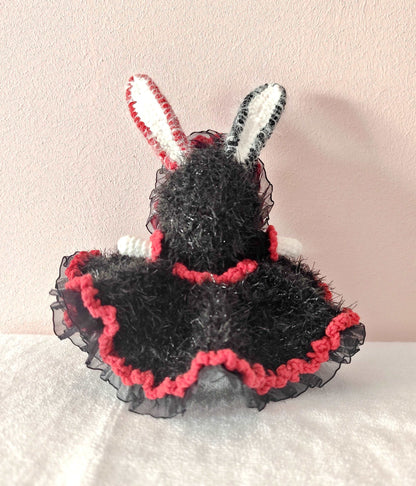 Unique Handmade Crochet Bunny Toy for Home Decor