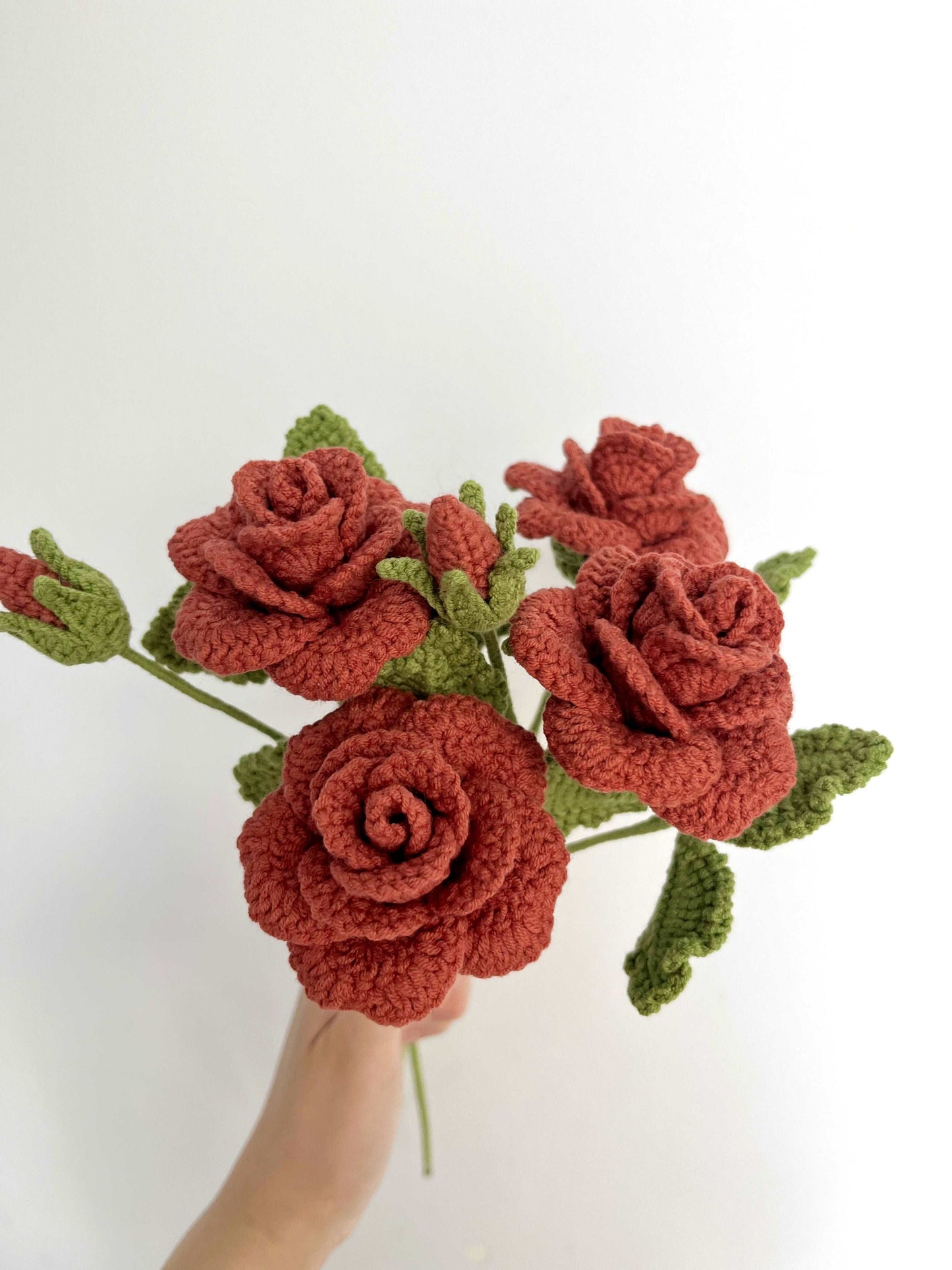 Intricately Designed Handmade Red Rose Bouquet for Celebrations