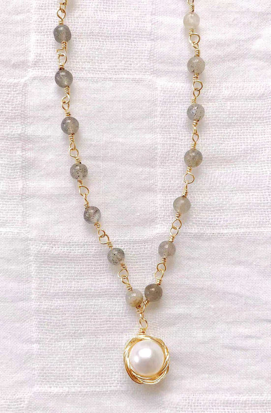 Handcrafted Pearl Necklace