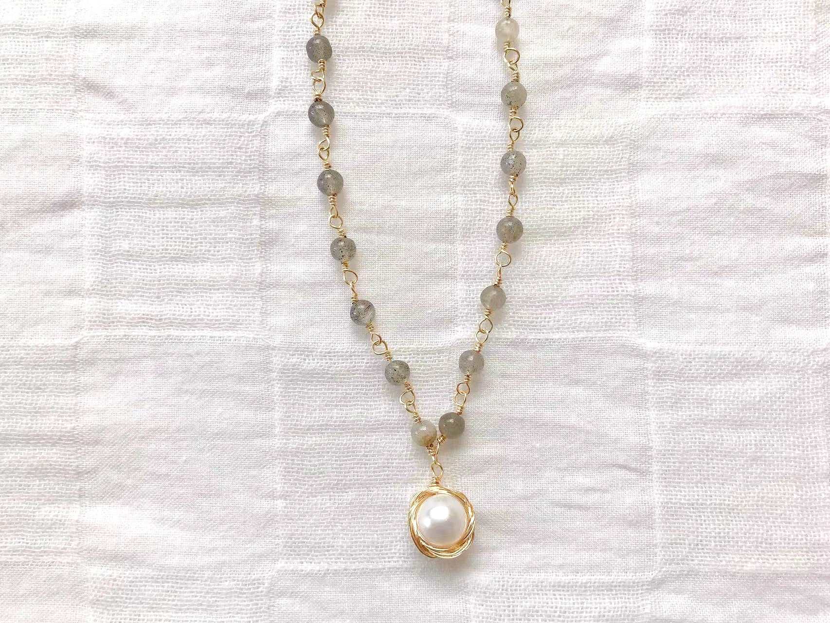 Handcrafted Pearl Necklace