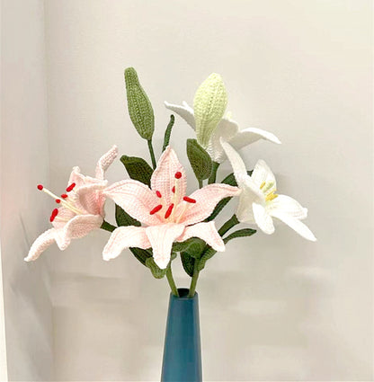 Delicate Lily Floral Arrangement for Anniversary Gift