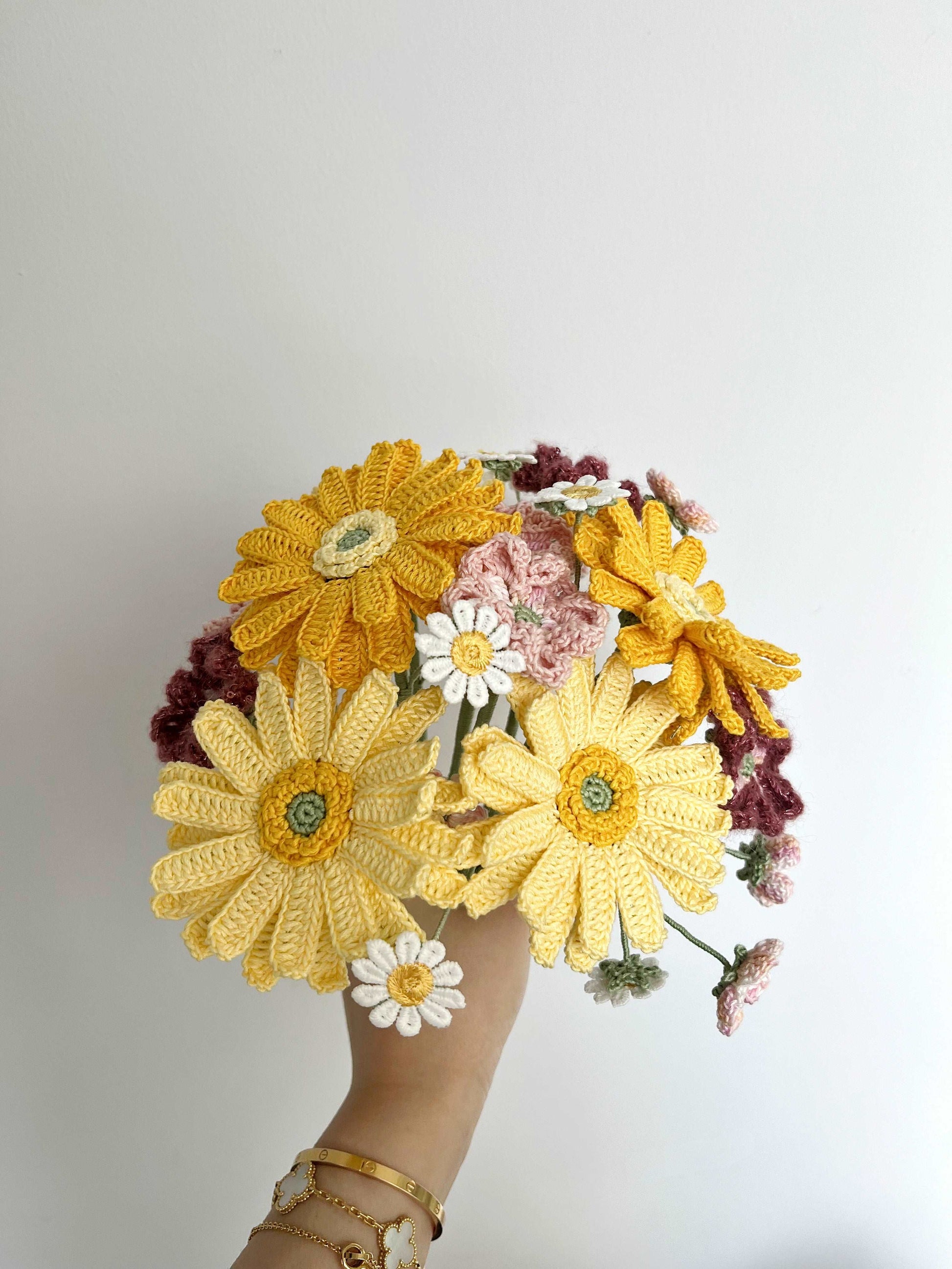 Handmade Yellow Chrysanthemum Bunch: Perfect Gift Idea