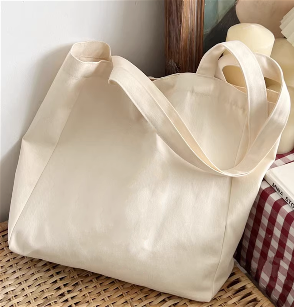 Unique Handmade Canvas Tote with Personalized Design