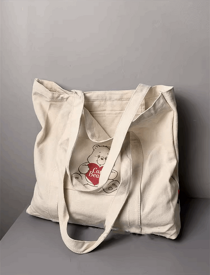 Durable Canvas Bag for Hand Sewing Quilts and Embroidery Designs