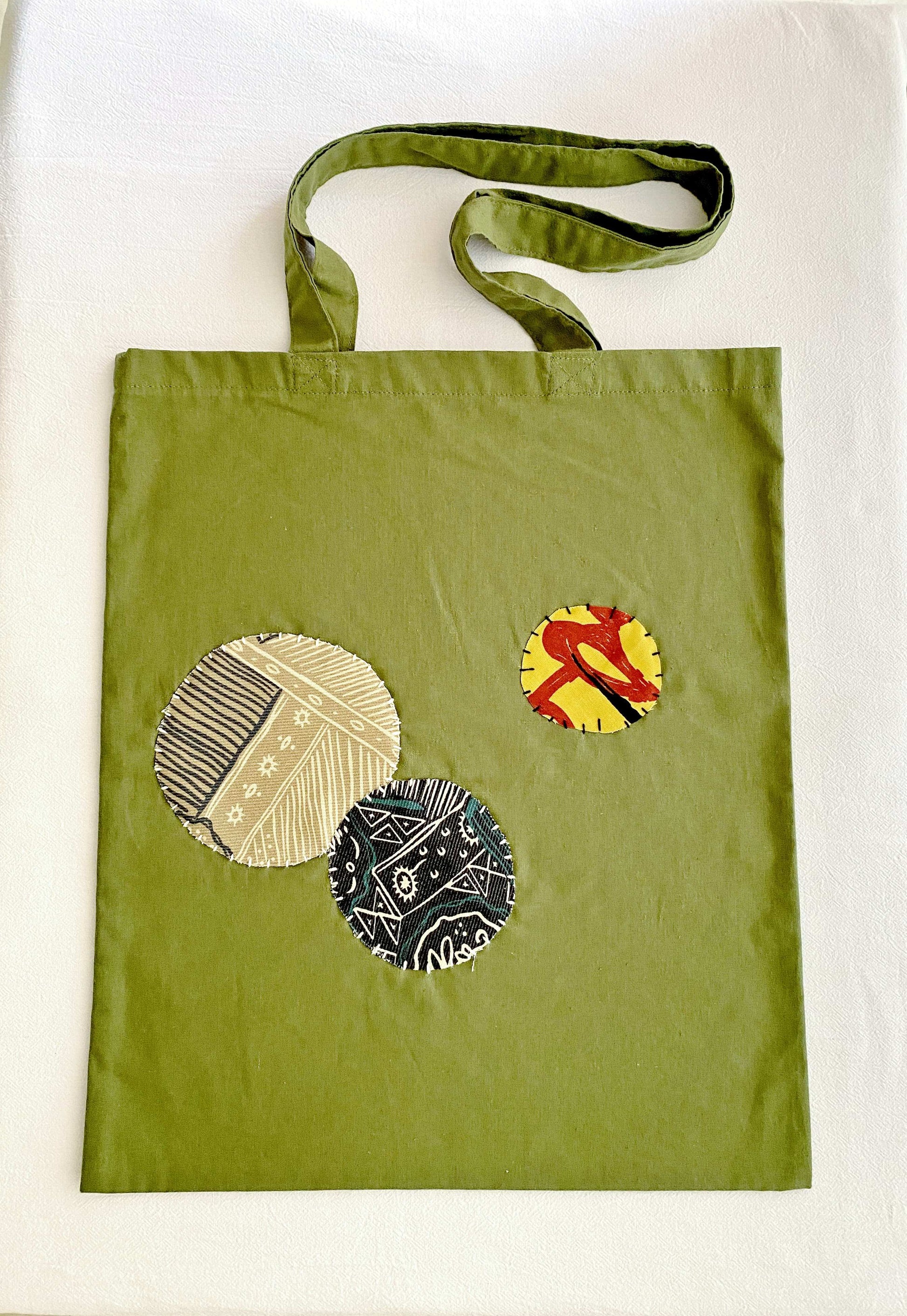 handmade patchwork cotton bag perfect for daily use
