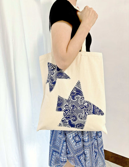 Natural fiber shoulder bag with personality