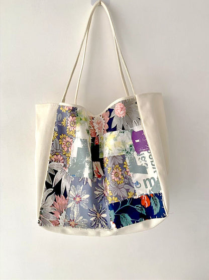 Hand-Sewn Artisan Tote for Craft and Art Lovers