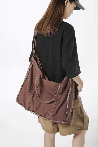 Eco-Friendly Unisex Canvas Tote Bag for Shopping and Travel
