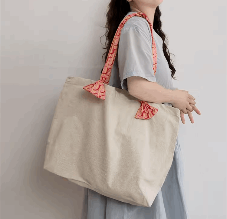 Artisan DIY Cotton and Linen Tote