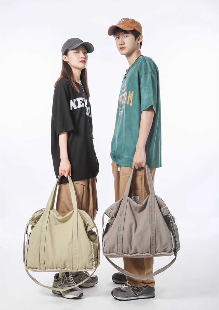 Durable and Eco-Friendly Canvas Tote Bag for Men and Women with Custom Embroidery