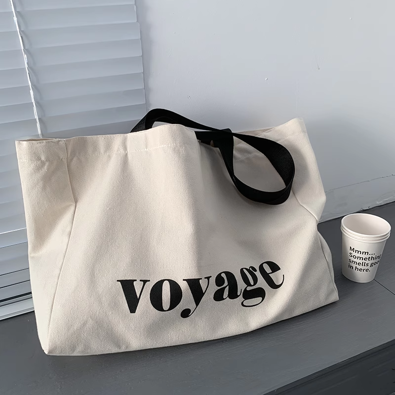 Sturdy Eco-friendly Canvas Bag for Shopping, Travel, and Outdoor Use