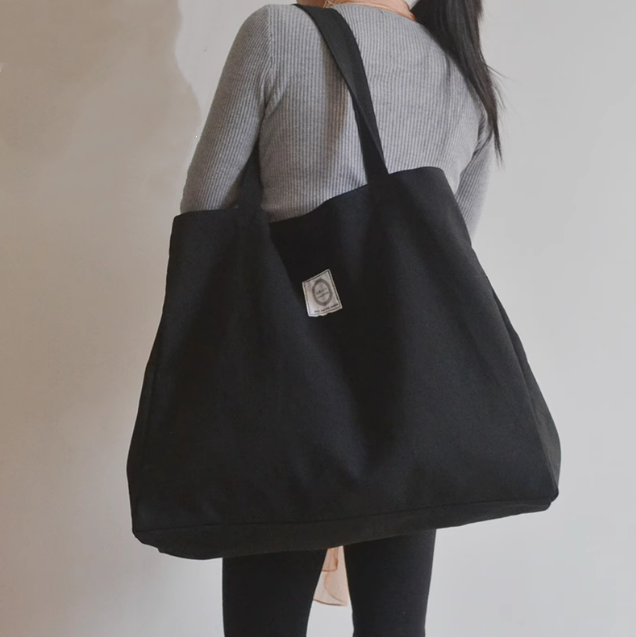 Embroidery Canvas Tote