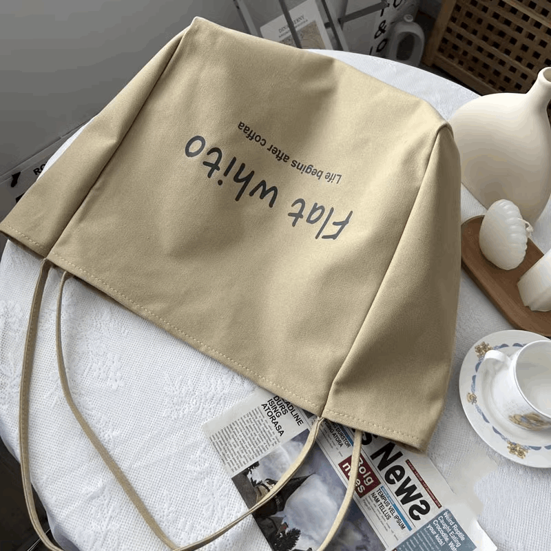 Customizable Canvas Tote Bag For DIY Embroidery And Patchwork