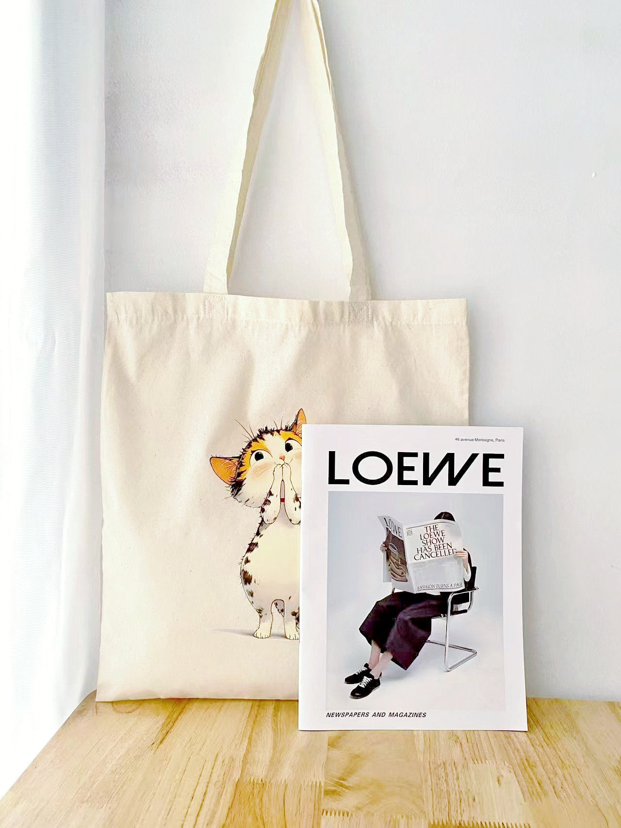 large-capacity-eco-tote-cat-design