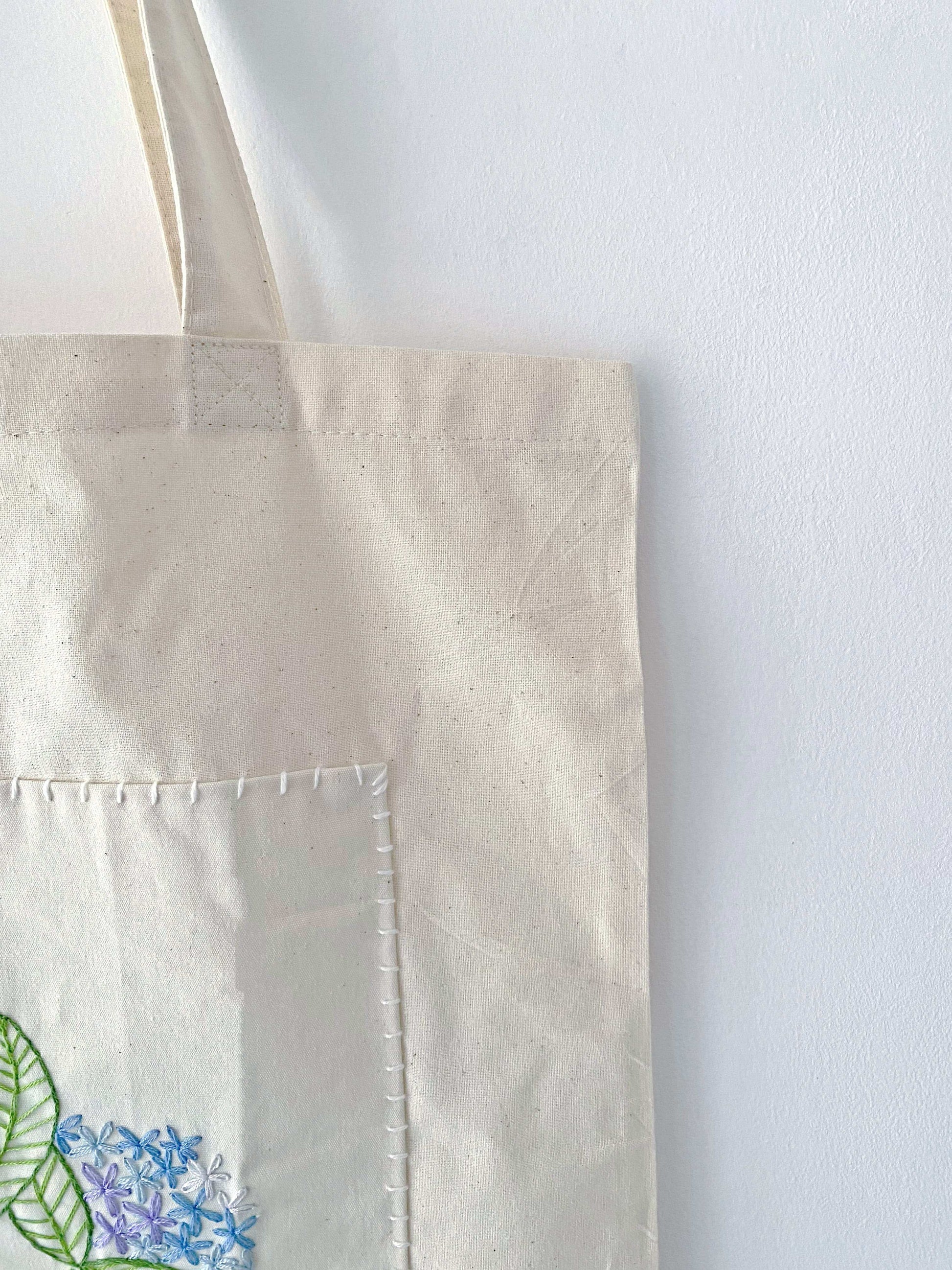versatile hand embroidered tote for mothers day or birthday gift