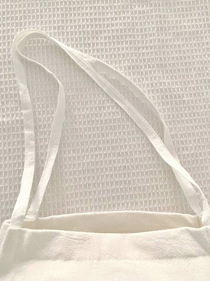 natural fabric shoulder bag