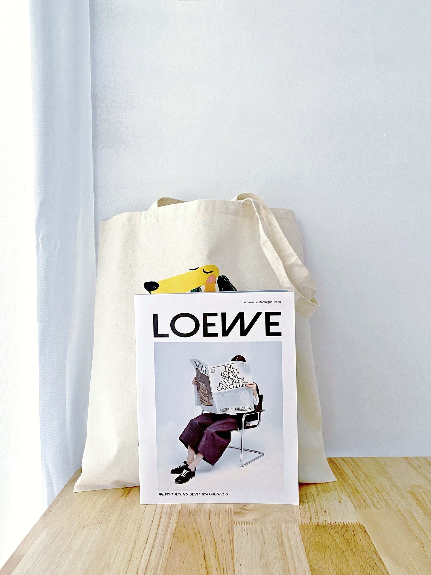 Durable cotton tote made with mindful craftsmanship and sustainable ethics.