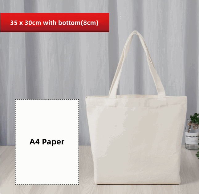 timeless minimalist canvas tote