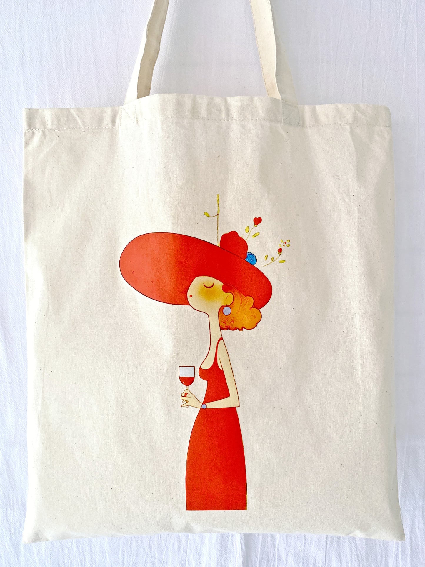 handmade inspired print tote for slow fashion lovers