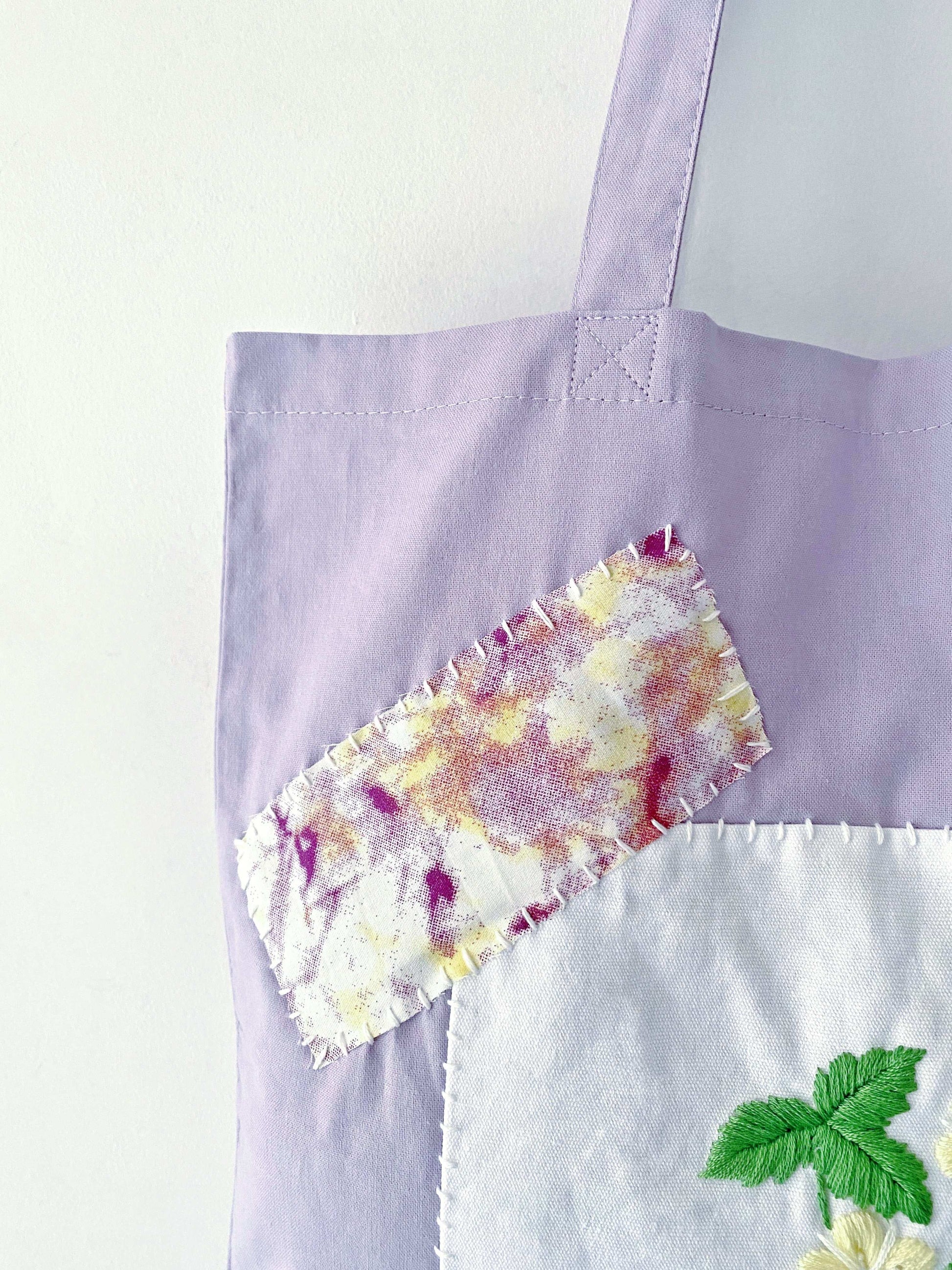 minimalistic hand embroidered tote for sustainable fashion lovers