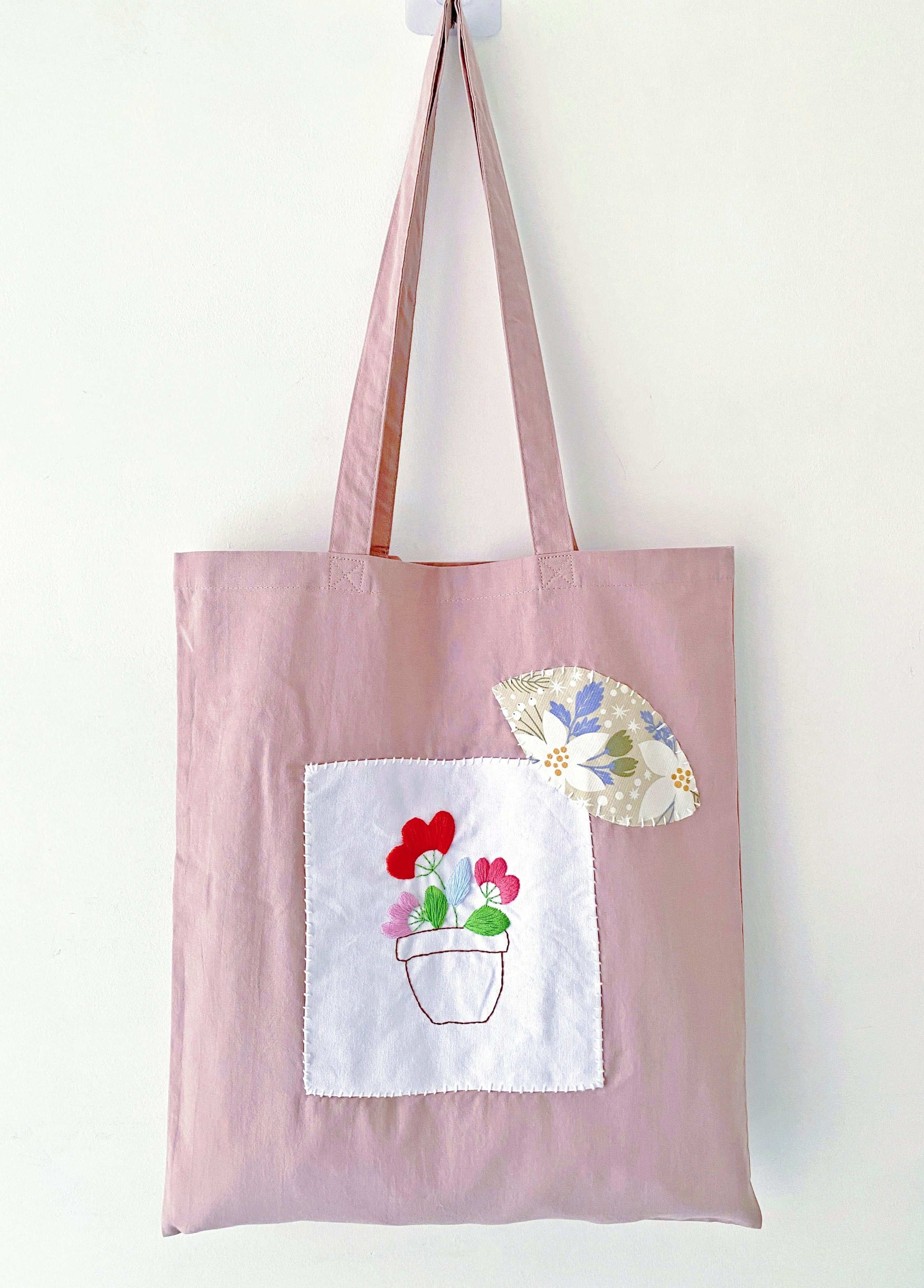 unique embroidered tote bag for mother’s day presents