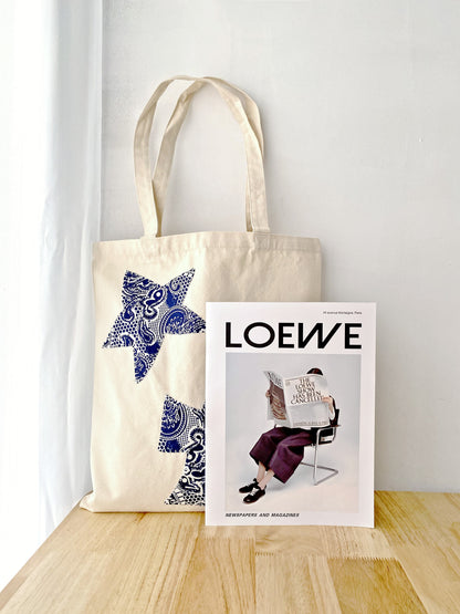 relaxed silhouette cotton tote for casual outfits
