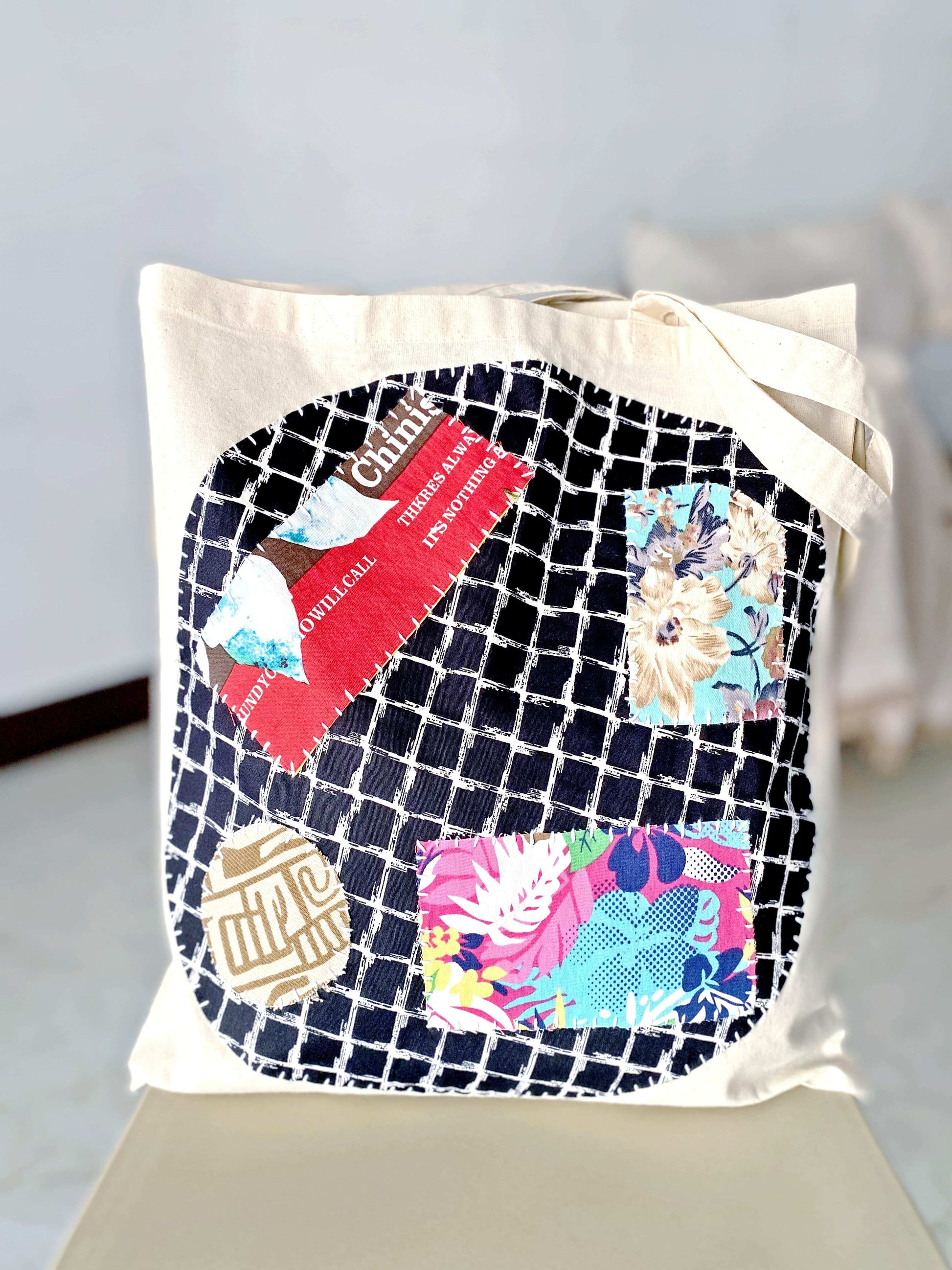 minimalist cotton canvas handbag for women gift idea